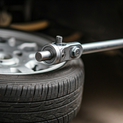 Torque wrench repaired tire